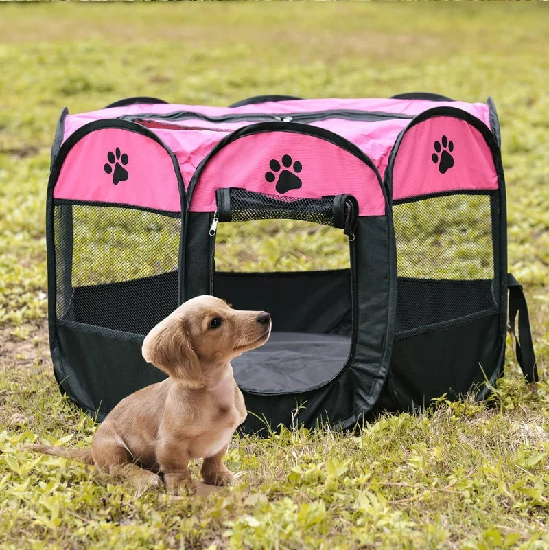 Octagonal Pop-Up Pet Tent