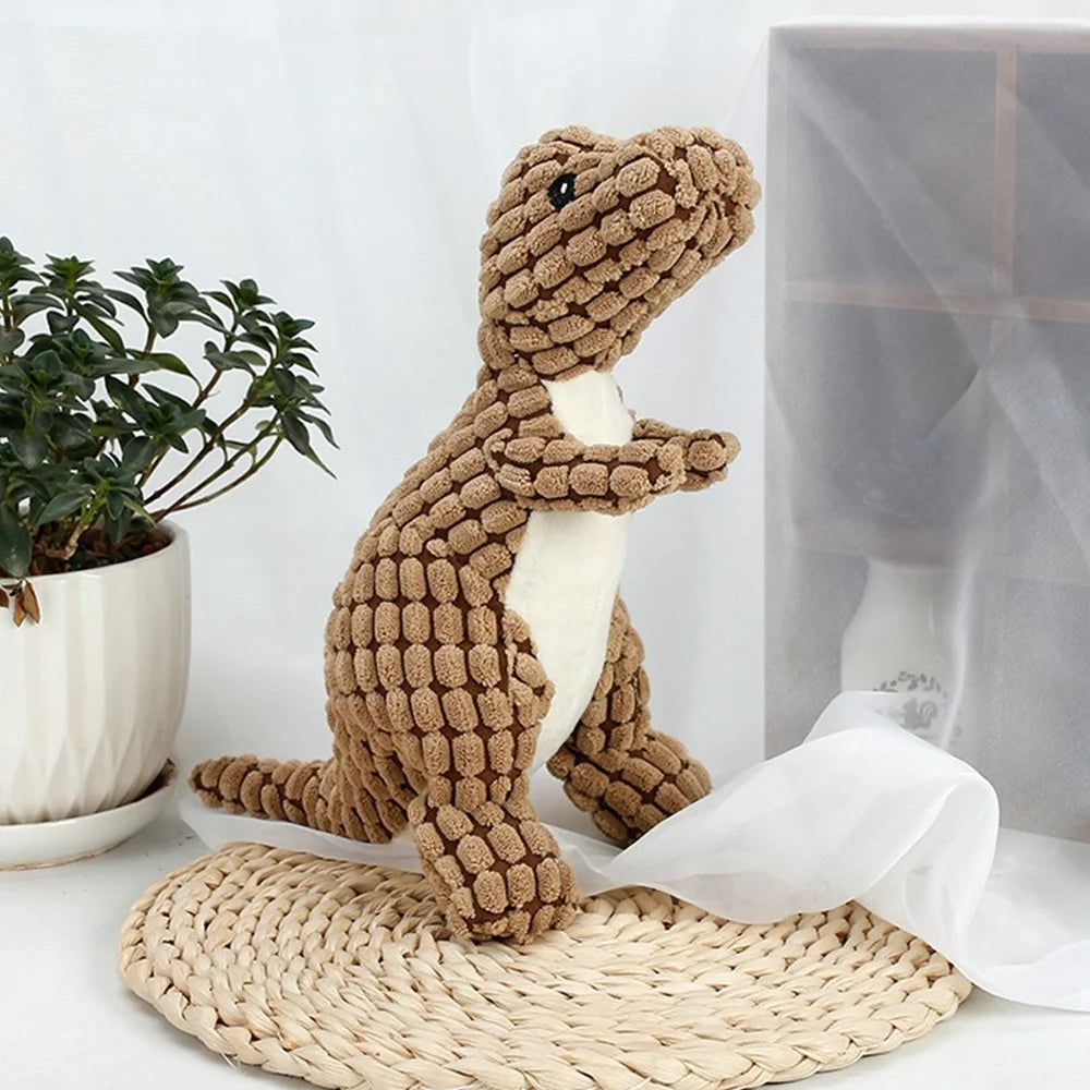 Squeaky Plush Dinosaur
