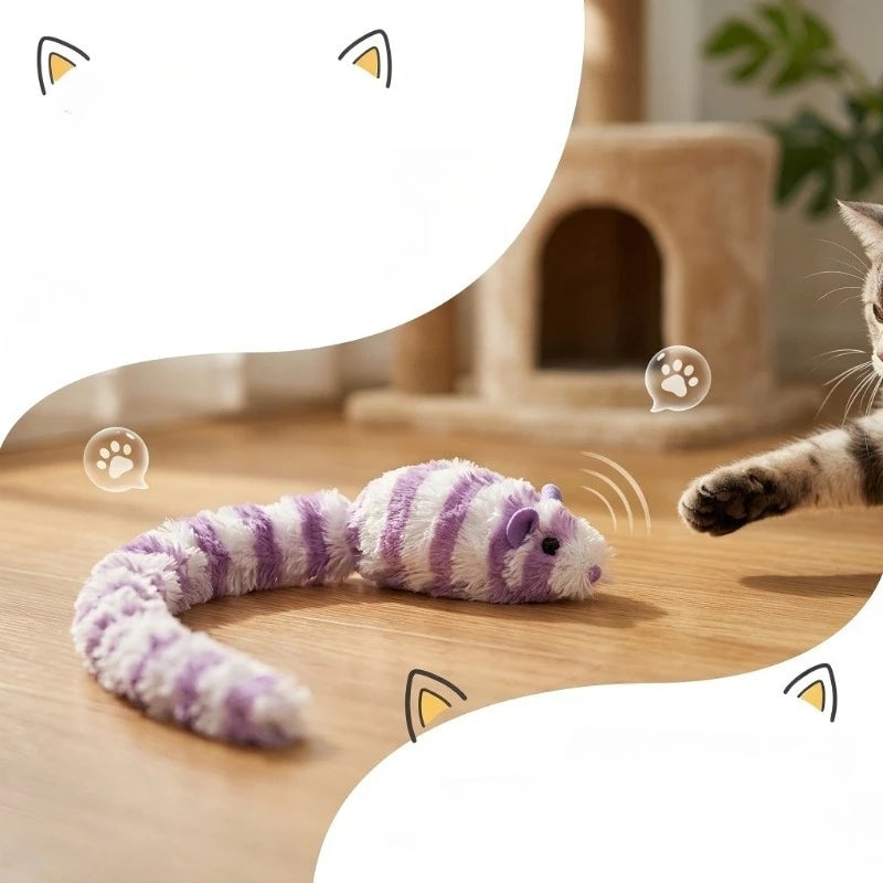 Squeaky Plush Mouse