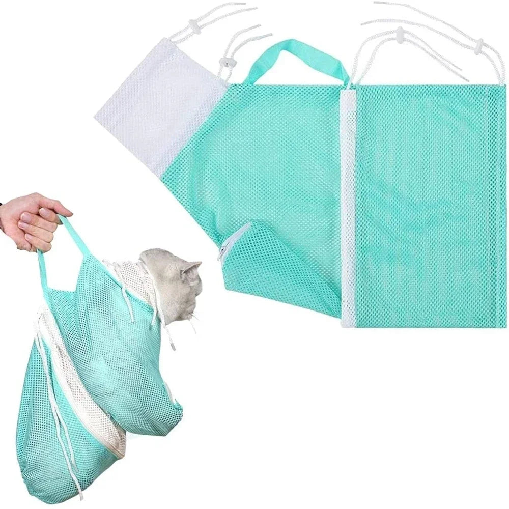 Mesh Cat Bath & Grooming Bag