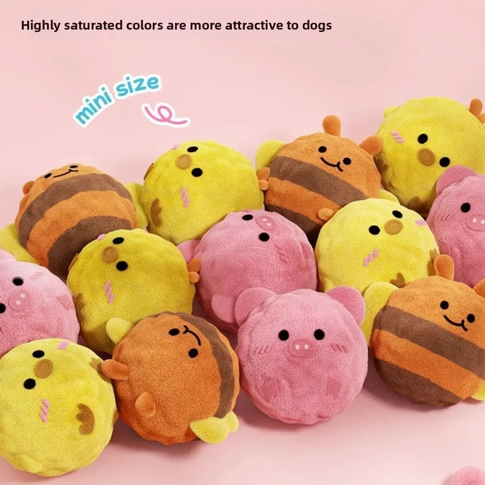 High-Bounce Squeaky Character Ball