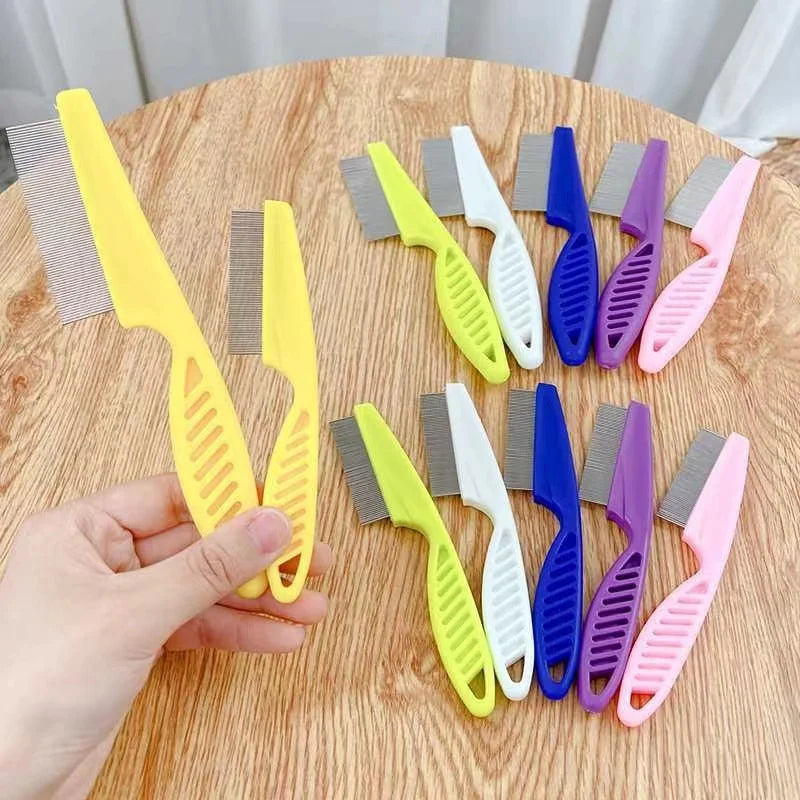 Fine-Tooth Stainless Grooming Comb