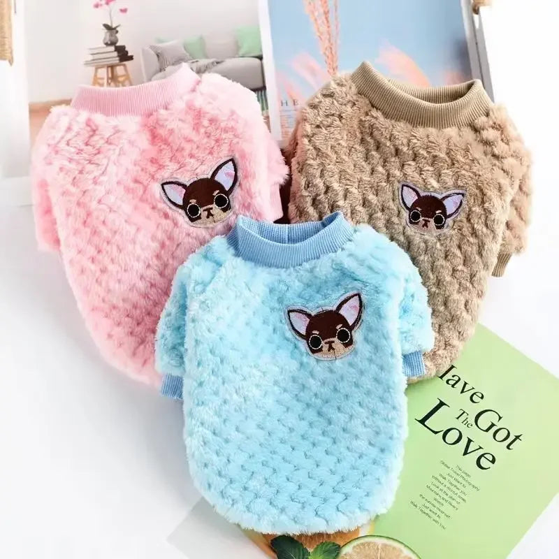 Bear Embroidered Fleece Jumper