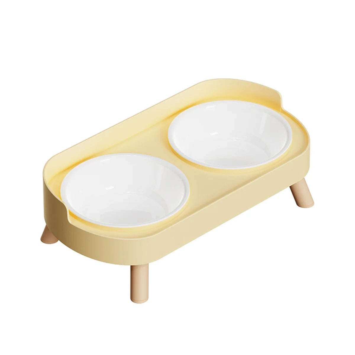 Colourful Double Bowl Stand