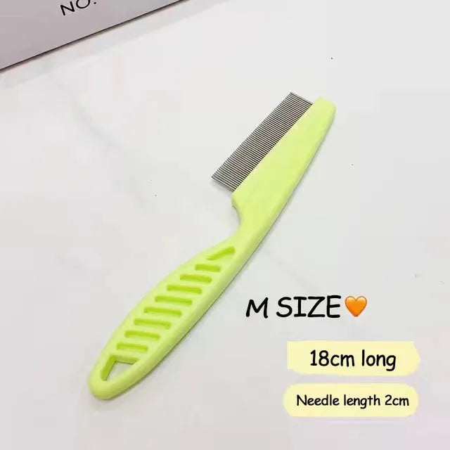 Fine-Tooth Stainless Grooming Comb