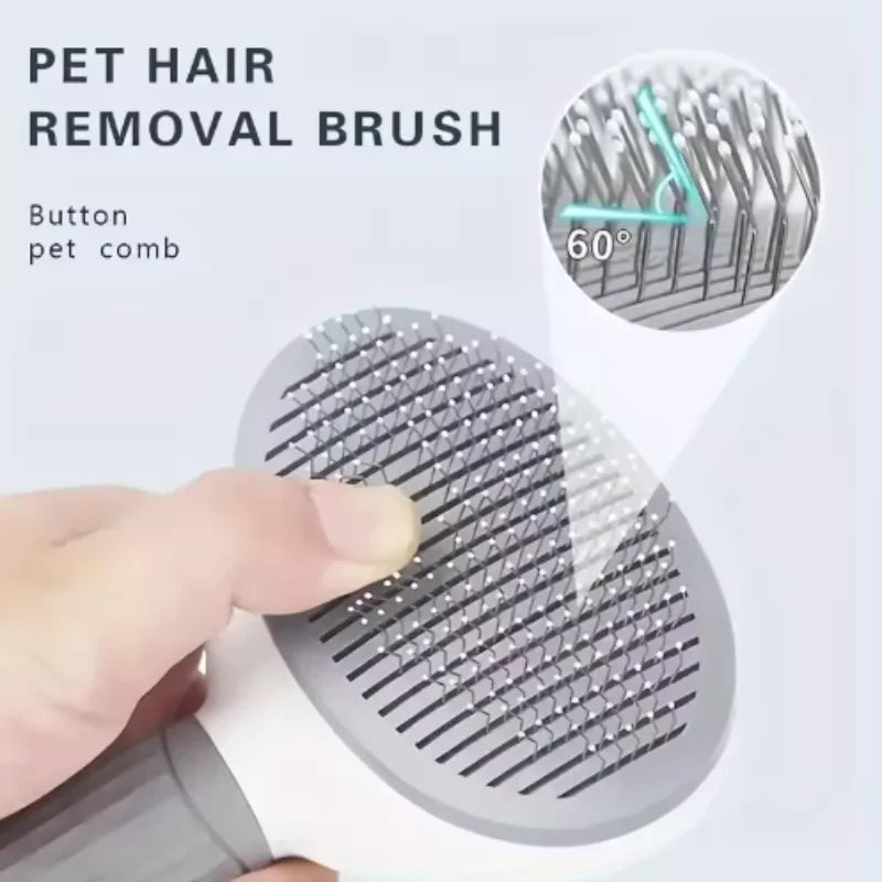 Self-Cleaning Slicker Brush