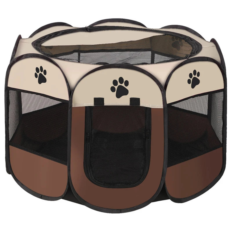 Octagonal Pop-Up Pet Tent