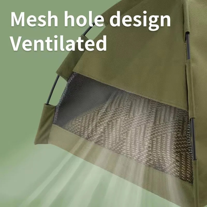 Foldable Semi-Enclosed Cat House