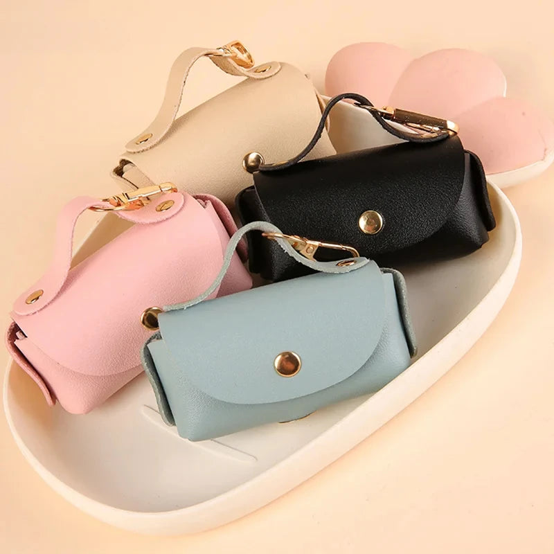 Faux Leather Poo Bag Holder