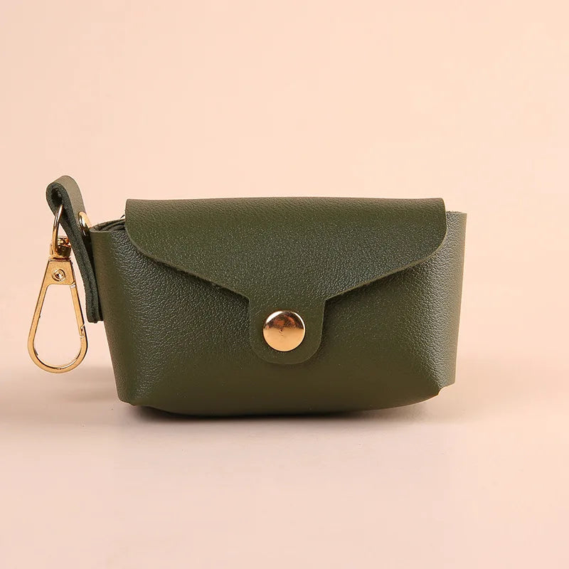 Faux Leather Poo Bag Holder