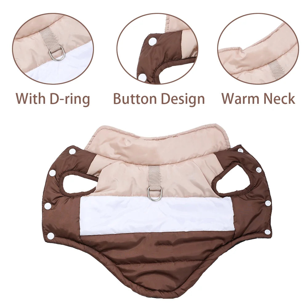 Waterproof Padded Vest with D-Ring