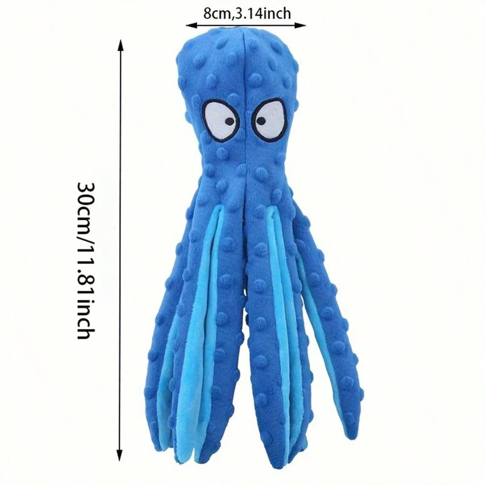 Crinkle Octopus Squeaky Plush