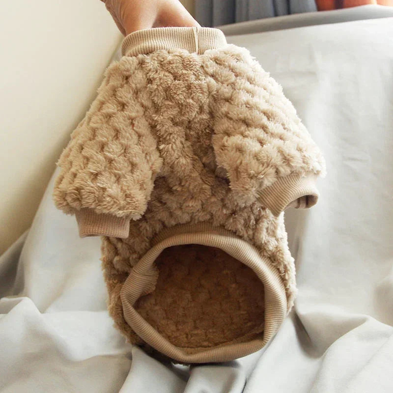 Bear Embroidered Fleece Jumper