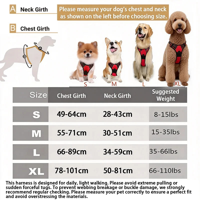 Front-Clip Reflective Harness