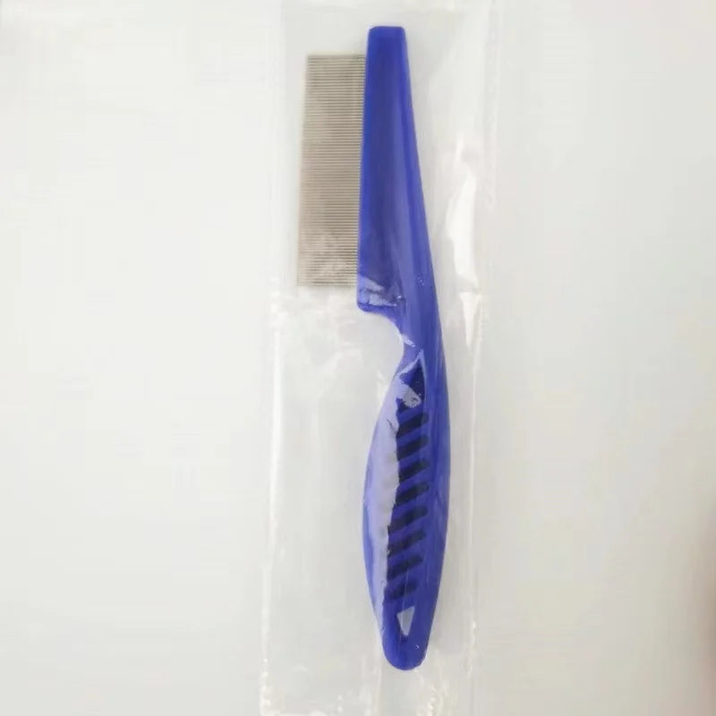 Fine-Tooth Stainless Grooming Comb