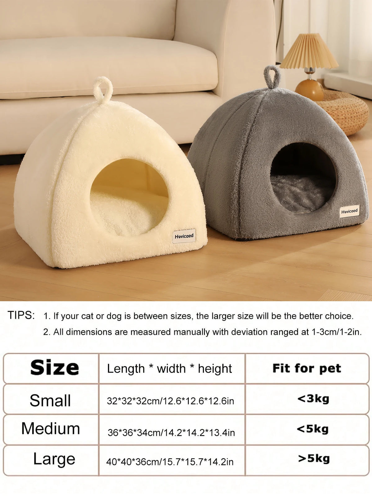 Triangle Cat Cave Bed