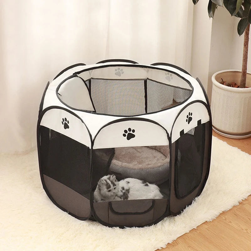 Octagonal Pop-Up Pet Tent