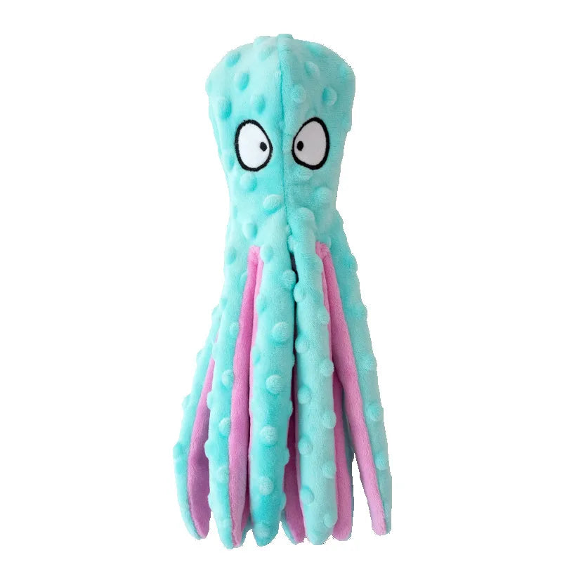 Crinkle Octopus Squeaky Plush