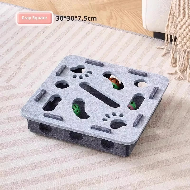 Felt Puzzle Box with Play Balls