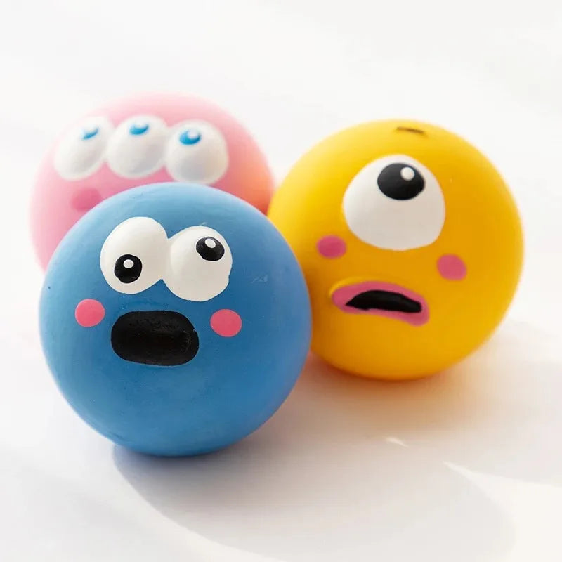 Squeaky Rubber Dental Ball