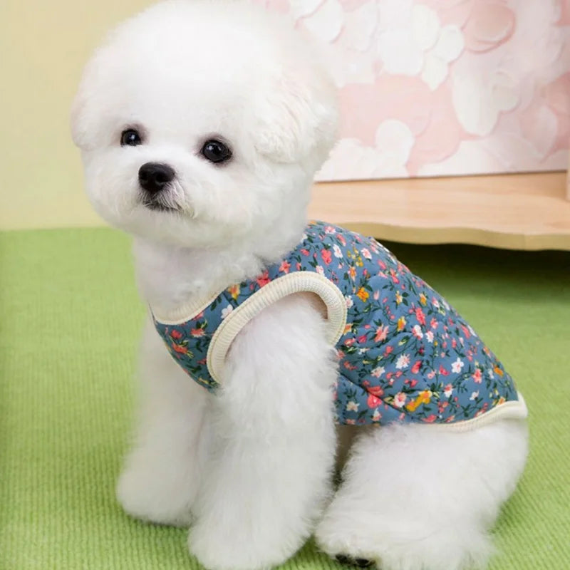 Floral Fleece Overalls