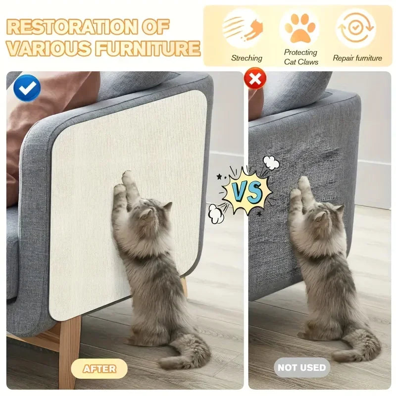 Trimmable Corner & Wall Scratch Mat