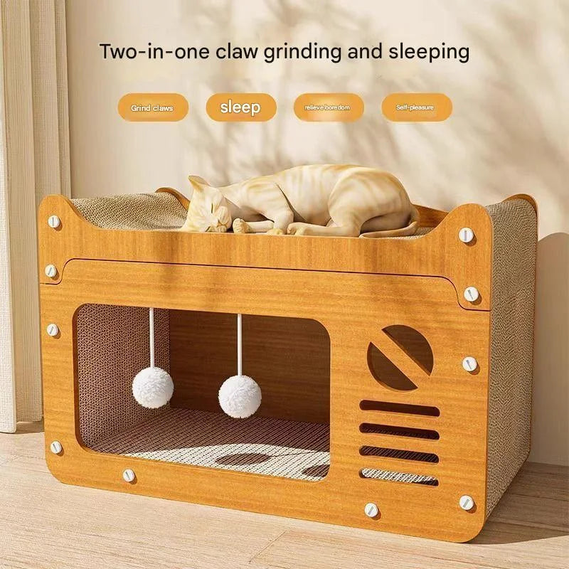 2-in-1 Vertical & Flat Scratcher