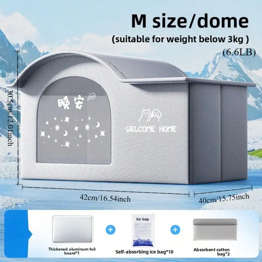 Four-Season Cooling Pet House