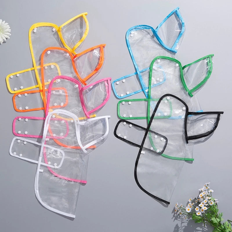 Clear Hooded Raincoat