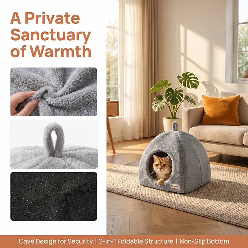 Triangle Cat Cave Bed