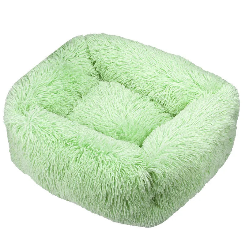 Square Long-Plush Dog Bed