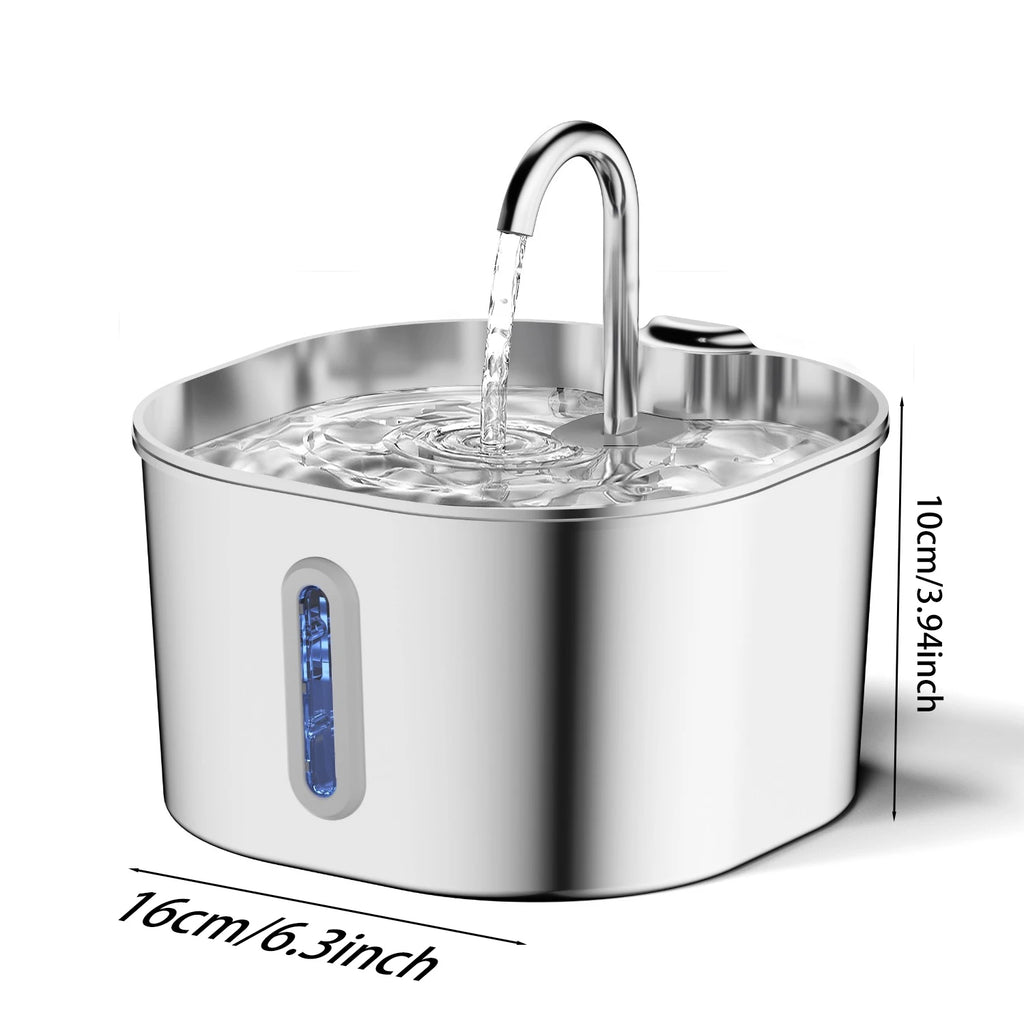 2.2L Stainless Steel Cat Fountain