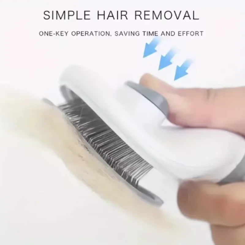 Self-Cleaning Slicker Brush