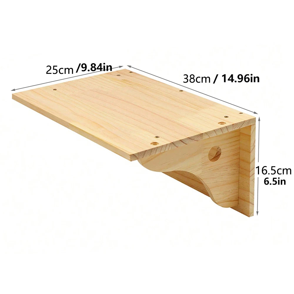 Floating Wall Shelf Perch
