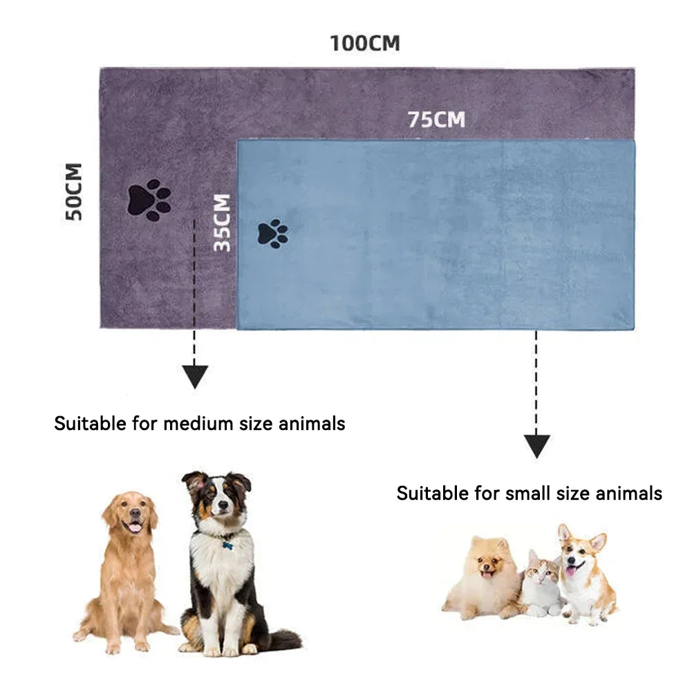 Microfibre Quick-Dry Pet Towel