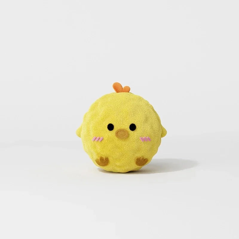 Plush-Covered Spiky Squeaky Ball