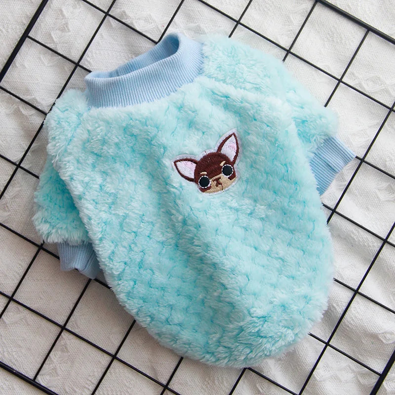 Bear Embroidered Fleece Jumper