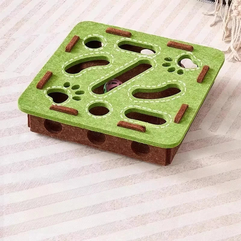 Felt Puzzle Box with Play Balls