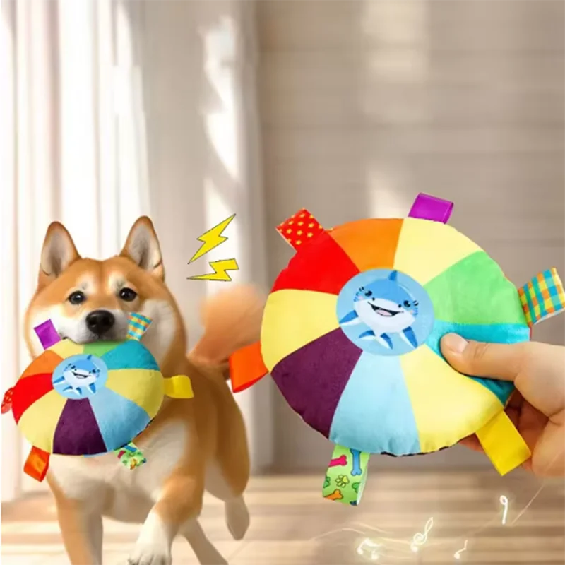 Cartoon Plush Toy with Bell