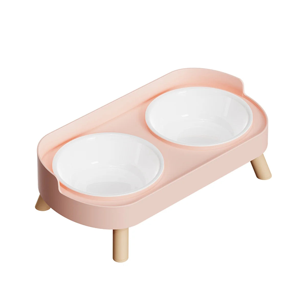Colourful Double Bowl Stand