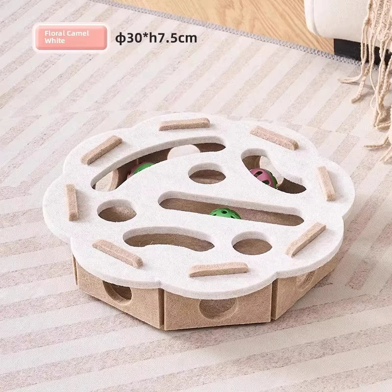 Felt Puzzle Box with Play Balls