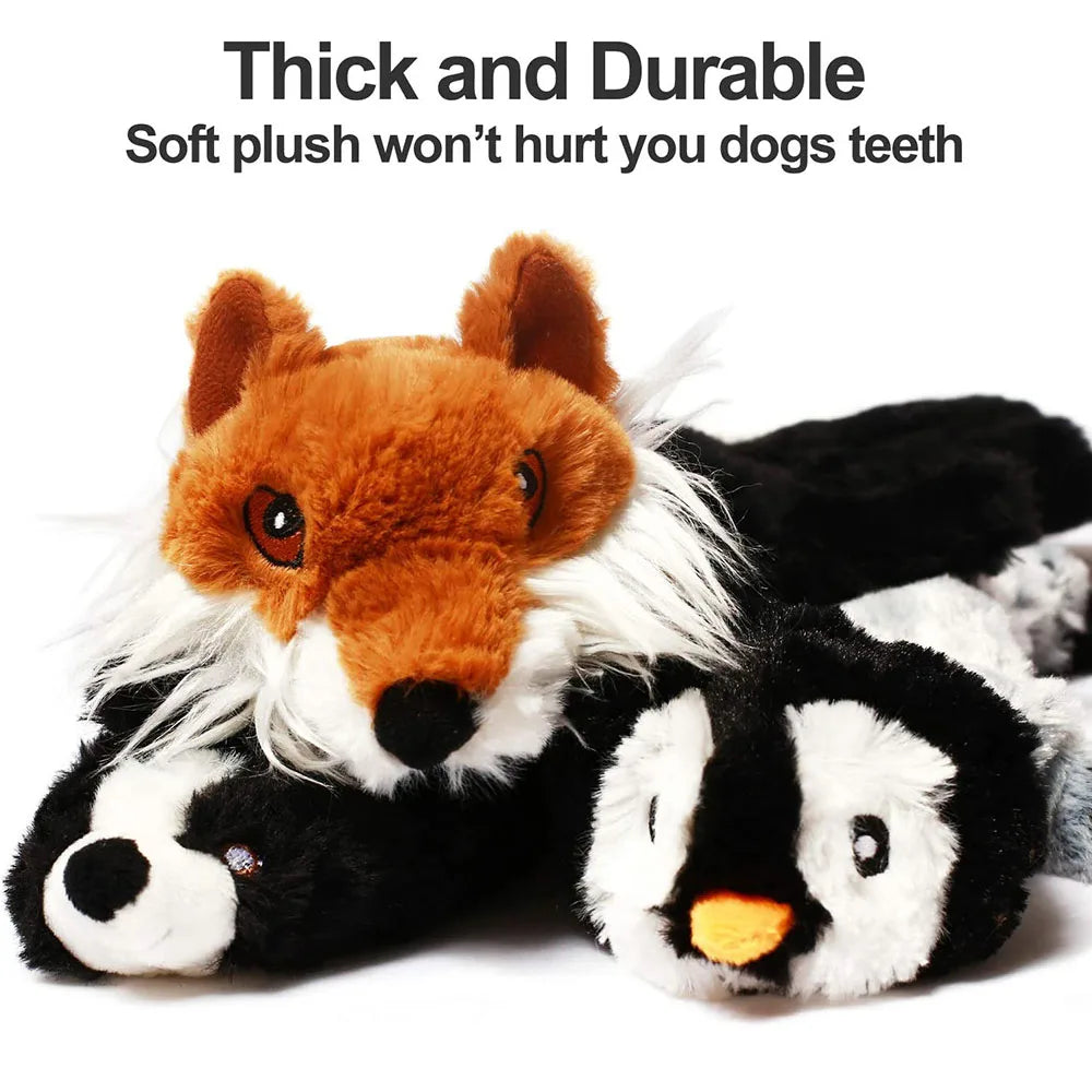 Stuffing-Free Crinkle Animal Toy