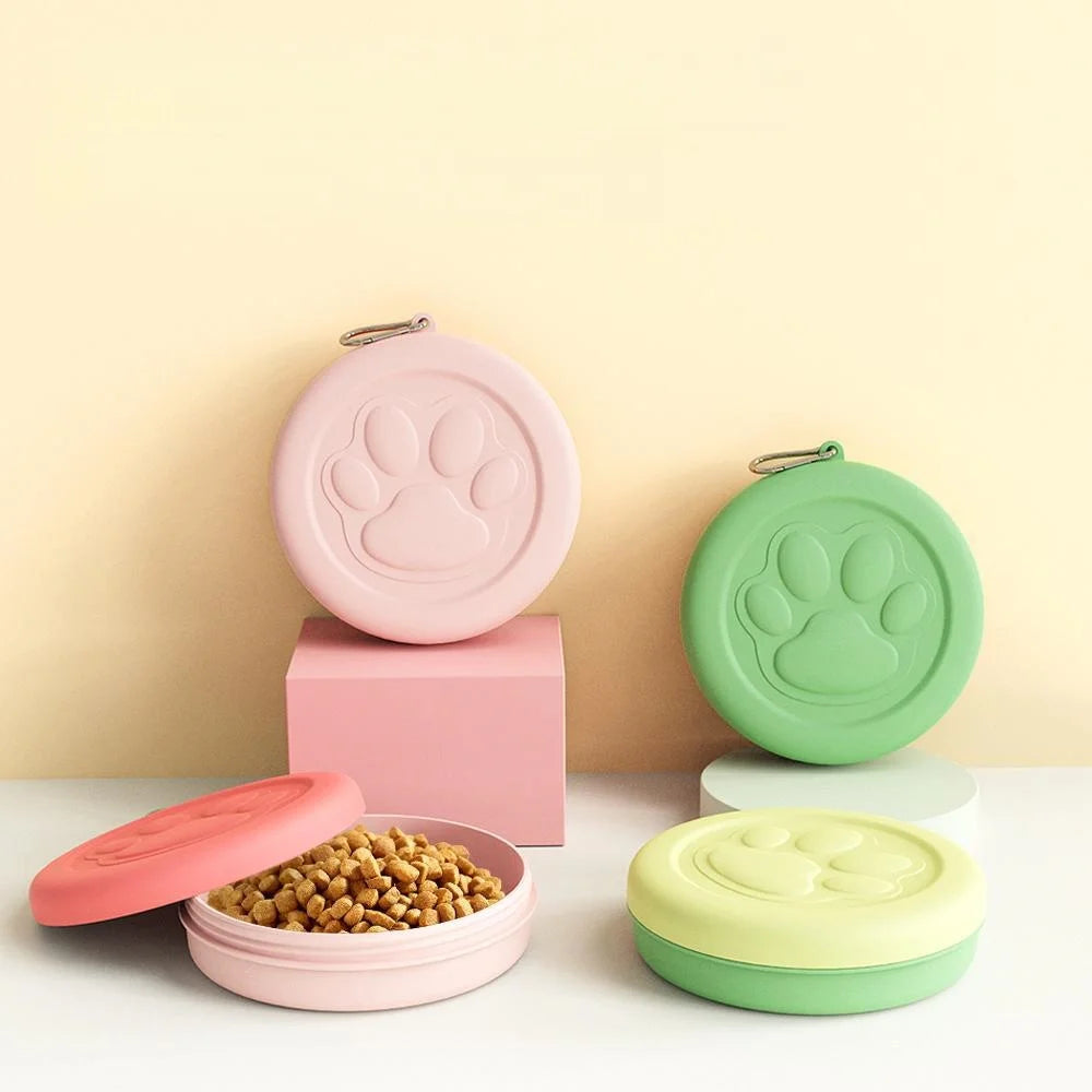 2-in-1 Travel Bowl with Treat Pocket