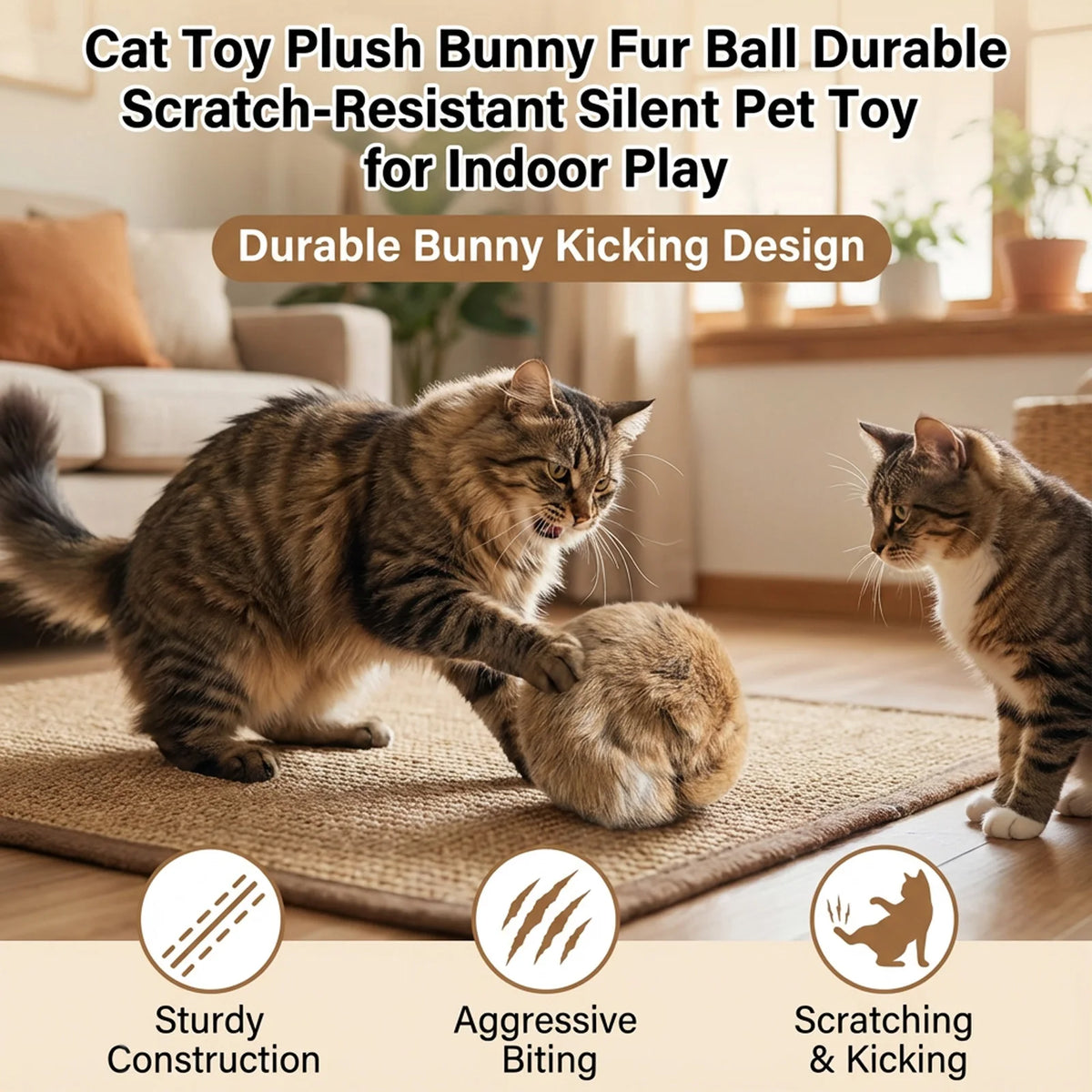 Fluffy Catnip Fur Balls