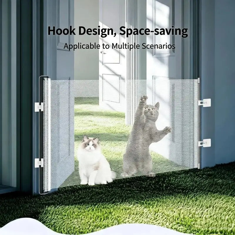 Retractable Mesh Pet Gate