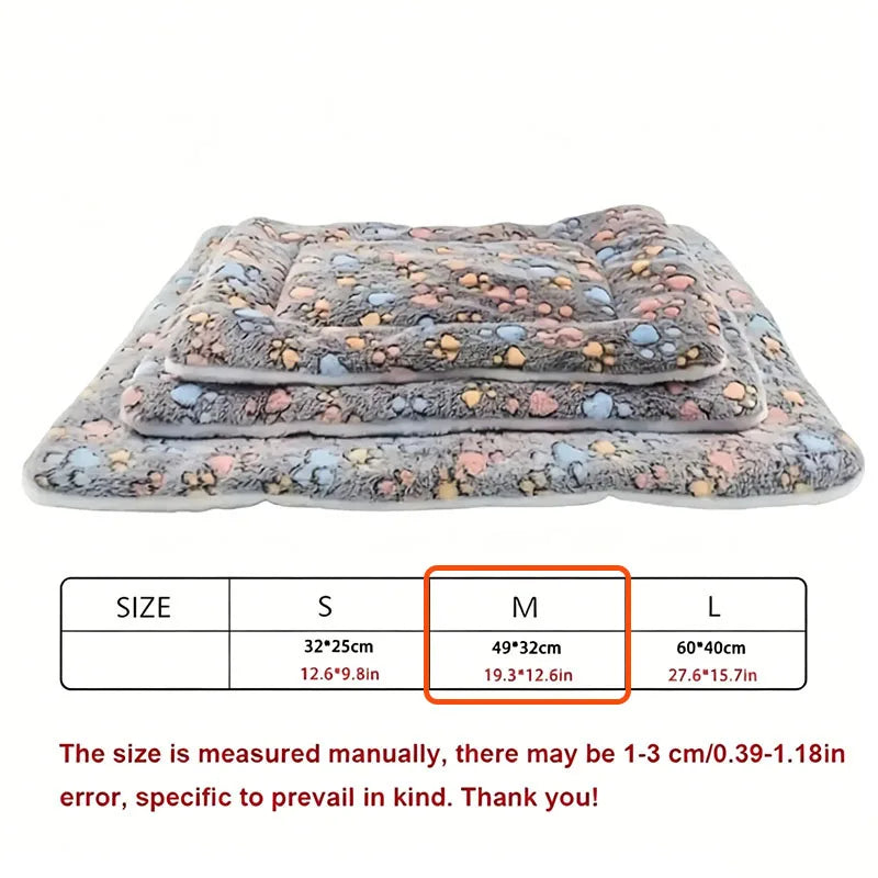 Double-Sided Short Plush Mat