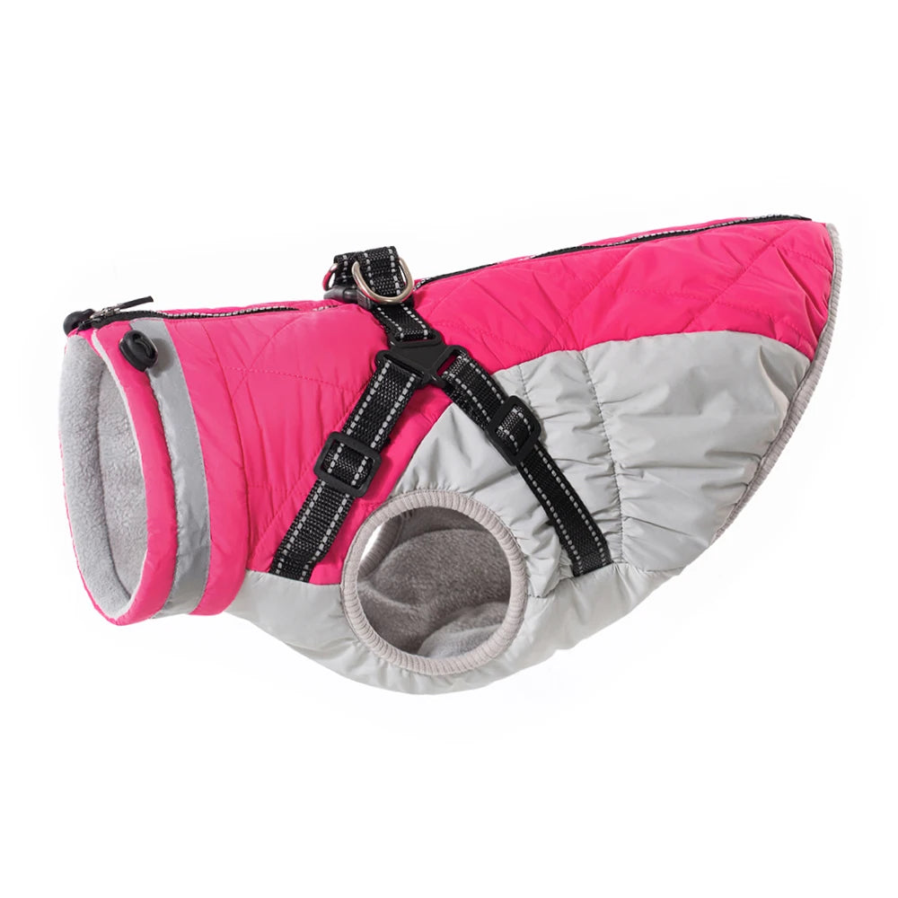 Winter Jacket with Built-In Harness