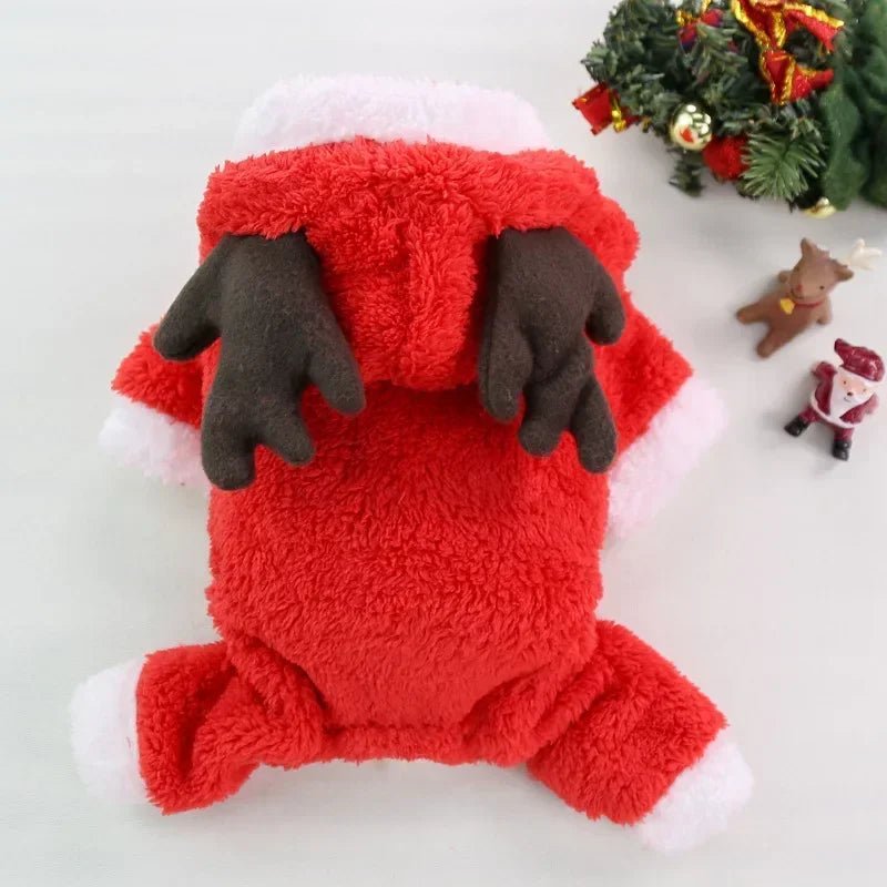 Christmas Elk & Santa Outfit