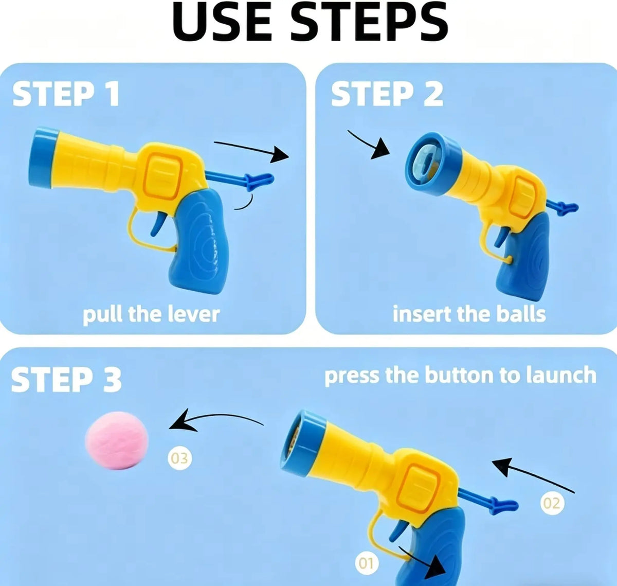 Plush Ball Launcher Set (21 Pieces)
