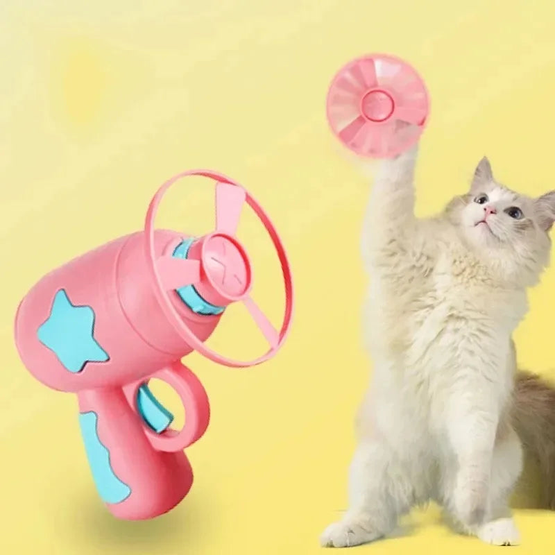 Mini Disc Launcher Cat Toy